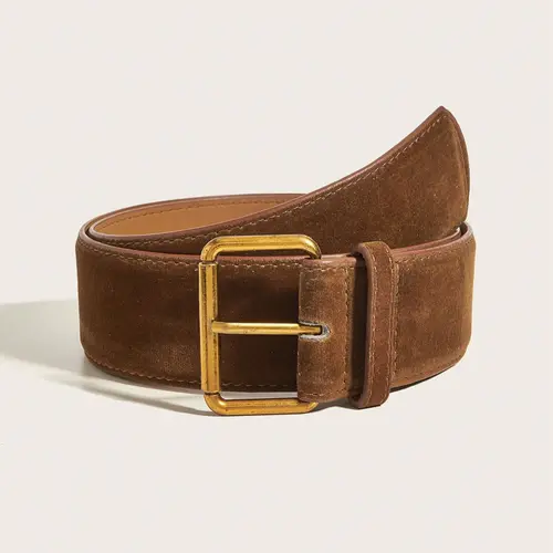 Plush Vintage Casual PU Leather Belt, Casual Dress Belt, Perfect for Fall Winter Clothing, School Autumn, Halloween, Summer Wear, Western Style Belt, Western Buckle Belt, Western Belts