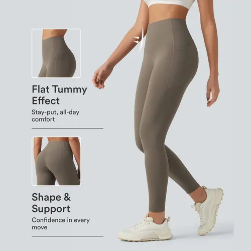 Halara UltraSculpt High Waisted Tummy Control Pocket Shaping Training Leggings #BackToSchool