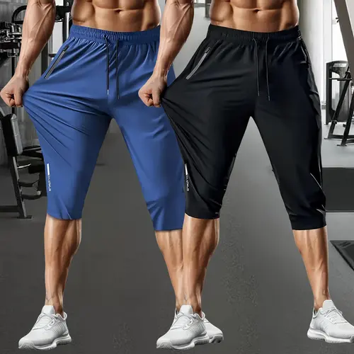 Men's 2-Pack Quick-Dry Casual Shorts Summer Outdoor - Camping Shorts Moisture-Wicking Lightweight Fabric - Hiking Shorts Running Gear,clothes for back to school,first day of school outfits