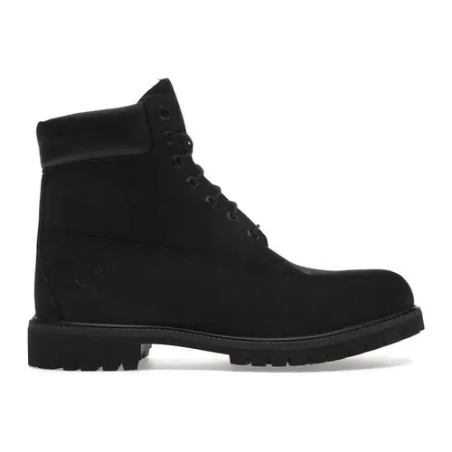 Timberland Men's 6" Boot Black Nubuck Premium Hiking Shoes, from StockX