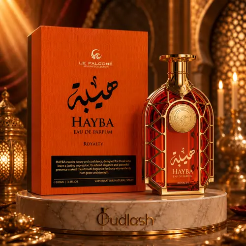 Le Falcone | Hayba Royalty | Unisex Fragrance | 100 ML - 3.4 Oz |  Eau De Parfum | Cinnamon- Cardamom & Orange Blossom