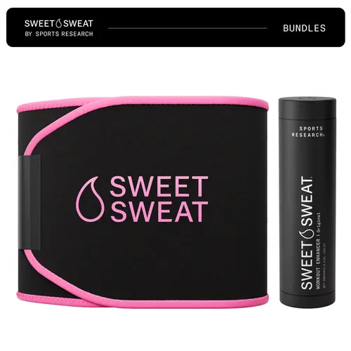 Sweet Sweat Gel (6.4oz) + Waist Trimmer (Small) Bundle