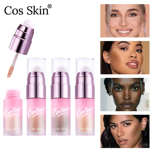Dual-Tip Liquid Contour & Highlight Pen Brush-Tip Design Face contouring and highlighting pen with anti-smudge formula for long-lasting makeup. Long-lasting color payoff suitable for all skin tones. Multiple shades available. Christmas gift.