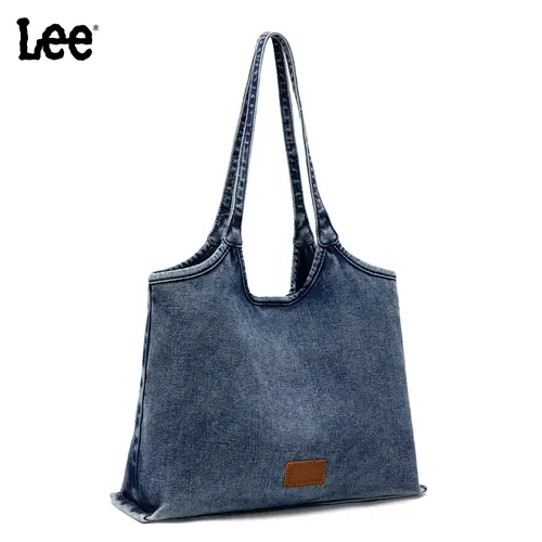 Lee Denim Shoulder Bag, casual shoulder bag/tote bag, suitable for work, travel, and shopping. A perfect gift for your girlfriend, mother, wife, or best friend., Stylish Work Bag, Everyday Bag