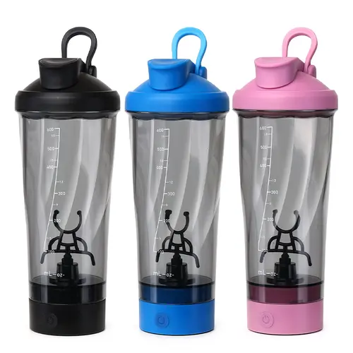 Unisex Electric Shaker Bottle - 20 oz/600ml Single, Lightweight, Compact USB-C Rechargeable High Torque Vortex Mixer Cup, Easy to Clean Smart Cordless Blender for Gym, Boyfriend Gift