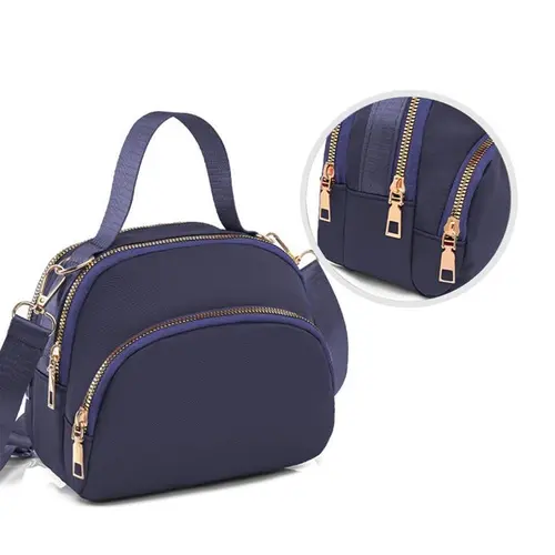 【Christmas Gifts】Solid color Trendy Quilted Crossbody Bag, Nylon Shoulder Bag, Outdoor exercise, portable,Women's Casual Purse & Handbag,shopping, travel, fitness essential lightweight wallet
