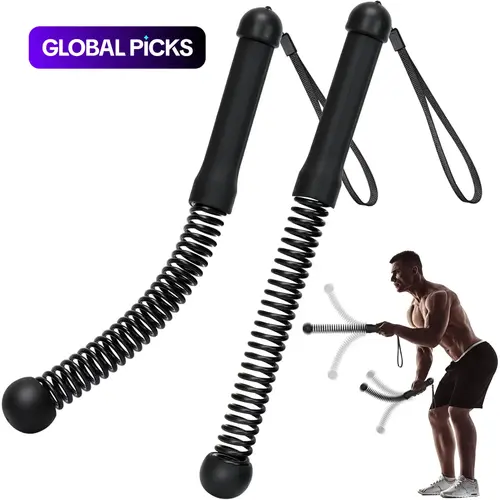 Upgraded Weighted Cordless Battle Ropes, 2-Pack for Home Gym, Exercise Equipment, HIIT & Strength Training, Workout Equipment, Quiet & Portable, Versatile Fitness Equipment for Men & Women #GLOBAL PICKS
