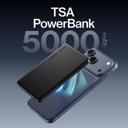 STATIK State Power Bank: 5000mAh | MagSafe Wireless Charger | Fast Charging | Semi-Solid State Battery | TSA-Approved for Air Travel | Slim Aluminum Frame | iPhone 12 and Newer & USB-C Devices