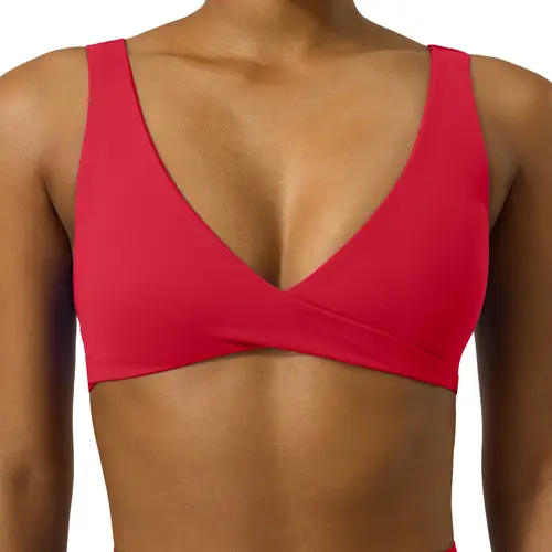 PAVOI ACTIVE Women's 2-Way Twist Wireless Yoga Sports Bra - Customizable Coverage Convertible Twist Front-Back Activewear, FlexFlow, 4-Way Stretch Moves With You