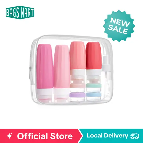BAGSMART 18 Pack TSA Approved Travel Bottles BPA Free Leak Proof Containers for Toiletries Comestic Shampoo Conditioner Refillable Liquid Accessories tiktokshopsummersale