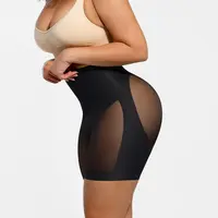 FeelinGirl Mesh Shapewear Shorts for Women Butt Lifting Thigh Slimmer Panties Underwear Fit Seamless