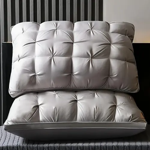 UFIST 2/4Pcs Luxury Hotel-Quality Pillows, High Resilience, Plush Fill, Hypoallergenic Polyester Fabric, Soft Comfortable, For Deep Sleep Ideal, For Side Back Sleepers, Breathable Cooling, All-Season Use outdoorfun