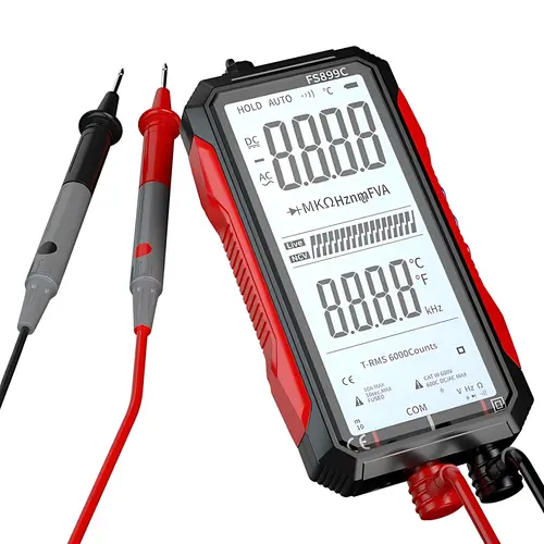 Digital Smart Auto-Range Multimeter, High-Precision Power Circuit Tester with Full Screen Display, 0-49W, Auto-Ranging for DIY Enthusiasts, Home Repair Tool, 0-49 W