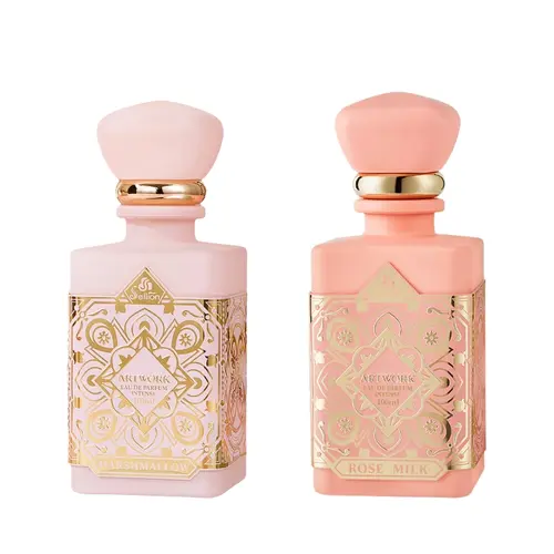 Sellion Marshmallow Alcohol-Based Eau De Parfum Spray (2PCS Multi-Pack, 200ML/3-3.9 fl oz EDP) - Women's Perfumes with Scents: Marshmallow+Bubble Gum, Straw Cherry, Fruity Floral, Rose Milk, Oud (Marshmallow, Fruit-Scented, Cherry-Flavored), Perfumes For