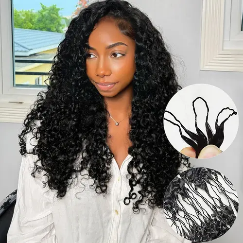 【Cheapest】Tahikie Water Wave Crochet Human Hair For Miracle Knots Human Hair Feather Water Wave  Crochet Human Hair For Miracle Knots Pre-Separated 50g/Pack Recommended #TiktokShopSpringGlowUp #RefreshedLook