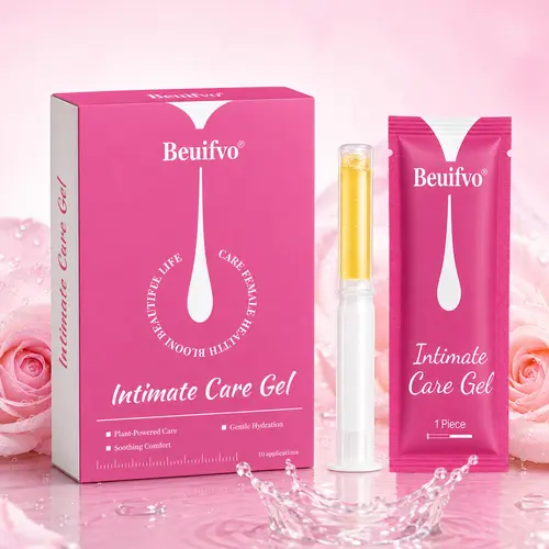 Beuifvo Feminine Intimate Gel Multi Pack (10Pcs/20Pcs) - pH-Balanced Hyaluronic Acid Mint Moisturizing Intimate Wash, Herbal Soothe Gel, All Skin Types, Daily Care Female Care Freshness & Comfort