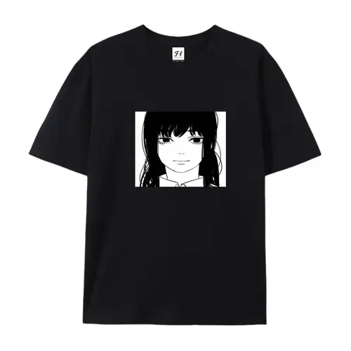 Funny meme tee，Asa Stare Chainsaw Man T-shirt,Japanese otaku street wear, unisex printed top, cool gift, CSM fans outfit