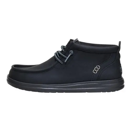 HEYDUDE Wally Mid Gripr - Comfortable Slip on Shoes Lace Up Boot Footwear