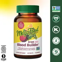 MegaFood Blood Builder™ Mini Iron Dietary Supplement, Vitamin-Infused Mini Top-Seller Capsules