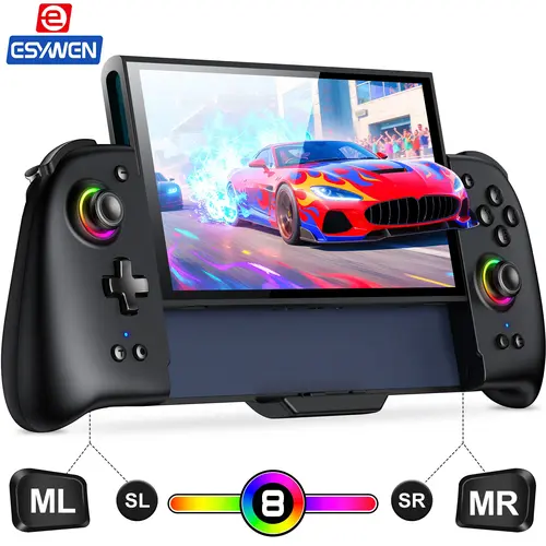 ESYWEN Switch 2 Controller - Hall Effect Joystick - One Piece Switch Joypad Replacement to Switch 2 Pro Controller's Feel, with 9 RGB Lighting, Turbo, Macro, KeyLinker App,back to school,back to school haul