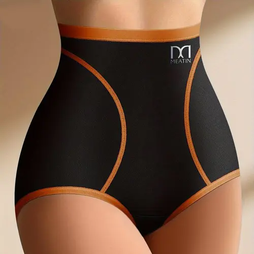 QUASTI 4pcs Comfy Chic Colorblock Briefs for Women's Lingerie & Underwear - Soft Intimates with Breathable Stretchy Fabric for Everyday Comfort and Confidence - S-XXL Sizes