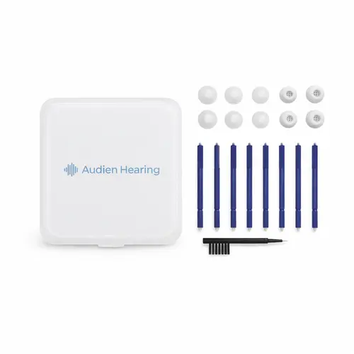 Audien Maintenance Kit – Ear Domes, Wax Guard Replacement Tools & Cleaning Brush