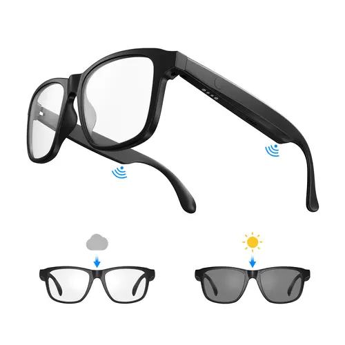 Smart Glasses, Bluetooth 5.3 Wireless Glasses, Touch Control ,Multifunctional Smart Glasses for Men/Women with speaker, Lightweight for Travel/Work/Business,back to school,back to school haul