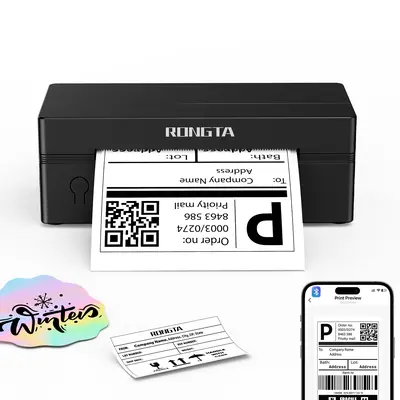 RONGTA Portable Handheld Thermal Label Maker - Bluetooth Wireless Sticker Printer, Portable Handheld Printer, Compatible with iOS, Android, Windows, Chromebook, Ideal for Etsy, Cool Gadgets