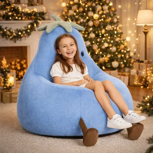 【NEW YEAR DEAL】31" & 24" Kids Bean Bag Chair - Memory Foam Filled, Ultra Soft Fabric Bean Bag Sofa, Furniture for Playroom & Living Room