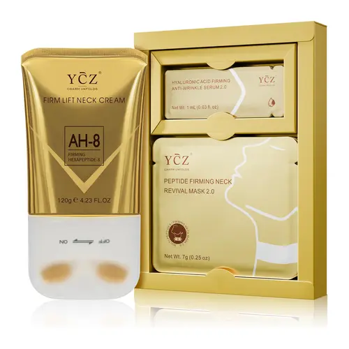 [YCZ] Anti-Aging Moisturizing Skin Care Kit - Peptide Firming Mask & Hydrating Neck Cream Set, Smooth Lines, Boost Elasticity, Nourish Skin, Moisturizing Skin Care Kits