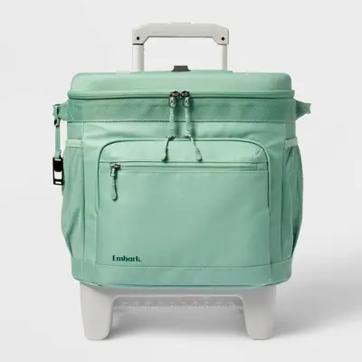 36 Can Rolling Cooler Green - Embark