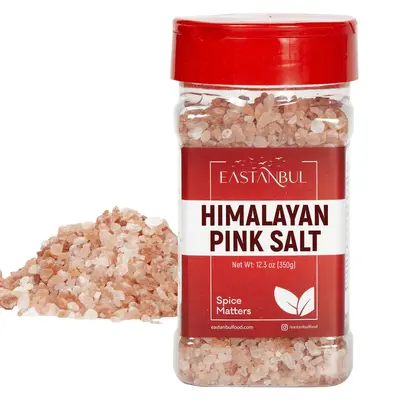 Eastanbul Himalayan Pink Salt Grinder Refill, 12.3oz Mineral Salt Mineral Sea Salt