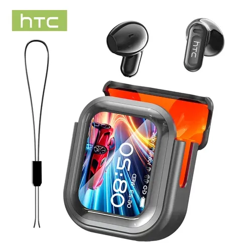 HTC NE20 OWS - Wireless Bluetooth earphones, LED display, Bluetooth 6.0, charging case, IPX5 waterproof. HTC's pinnacle product