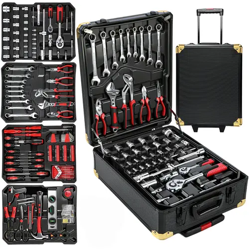 【FathersDayGift】899PCS Large Capacity Metal Hand Toolbox, The Ultimate Home Repair Master Set - Comprehensive Toolbox, With 4 Drawers, General Household Toolkit, Simple And Durable, Auto Repair Repair Tools#fathersdaygift