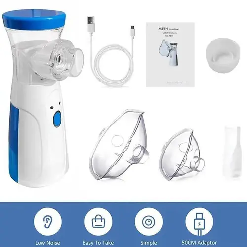 Compact Handheld Aromatherapy Humidifier, Miniature Lightweight USB Rechargeable Mister with Micron-level Mist, Quiet Operation, Automatic Self-Cleaning Mode - Camping Travel Home Sleep Aid