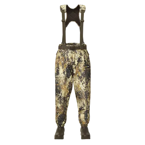 Tidewe LightWade Men’s Camouflage Waterproof Insulated Waist Waders | Breathable Bootfoot Waterfowl Hunting Waders