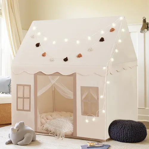 Large Kids Play Tent with Mat, Indoor and Outdoor, JoyHut Classic, Non-Slip Mat, Easy to Assemble, Machine Washable, Perfect Christmas Gift for Boys, Girls, 52 x 35 x 52 Inches, #tiktokshopbacktoschool