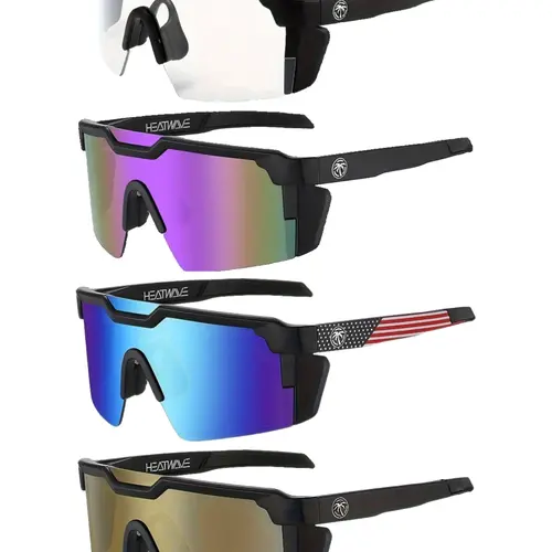 4 Pairs Pure Color Sunglasses, Eyewear for Outdoor Cycling & Spring Adventures, Casual All-Seasons Wear, Plain Design, Mountain Bike Glasses, Polycarbonate Sports Eyewear, Cycling Shades, Cycling Gear