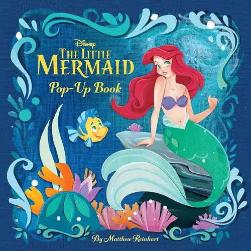 Disney The Little Mermaid Interactive Pop-Up Book - Reinhart Pop-Up Studio, Children's Literature & Art Interactive Storybook, Interactive Book
