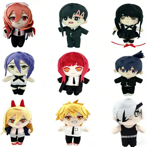 Chainsaw Man Fashion Accessories Plush Collection – Denji Pochita Power Aki Hayakawa Makima Asa Mitaka Quanxi Kobeni Angel Devil  Soft Plush Dolls Cotton Anime Gift