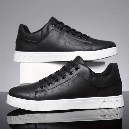 2026 Spring New Men's Sports and Leisure Shoes Fashion Skateboarding Shoes Waterproof and Anti slip Board Shoes Soft Bottom and Soft Surface Work Shoes