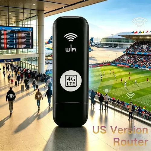 【SummerWins】JOYTUTUS 2026 4G LTE WiFi Router 150Mbps USB Modem Unlocked Portable Car WiFi Adapter for Desktop PC Notebook TV Black Wireless Dongle Device【Requires a separately purchased data‑only SIM card】