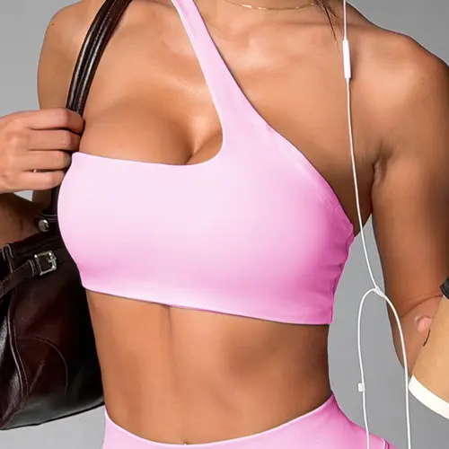 Seamless Sporty Tank Top for Yoga and Fitness, Breathable Bandeau Bra for Running and Cycling, All-Season Comfortable Activewear, Gym Sports Bra, Workout Bras, Exercise Bra, Sports Bra Women