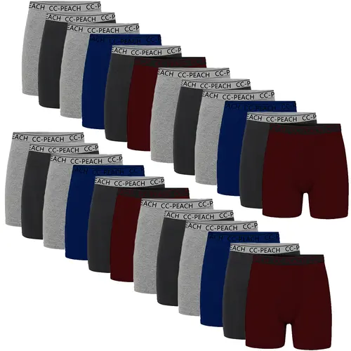 【Limited Time Deal】【Fast Shipping】Men's Boxer Briefs 6-Pack - Menswear Sportswear Athletic Cooling Tech Underwear, Breathable, Moisture-Wicking, No Ride-Up Design