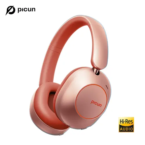 Picun F6 Hybrid Active Noise Cancelling Gaming Headphones, Electronic Bluetooth Headset with ENC Mic,  Hi-Res Audio, Deep Bass, Foldable Chargeable Wireless Design, for Travel & Home Office, Compatible with Game Devices tiktokshopbacktoschool