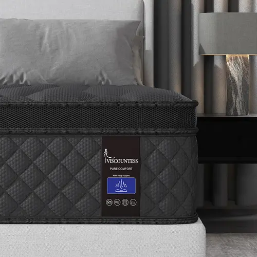 12/14 Inch Twin Full Queen King Size Mattress in a Box,Memory Foam Hybrid Mattress with Individual Pocket Spring for Motion Isolation & Silent Sleep&Lumbar Support & Pressure Relief,Medium Firm