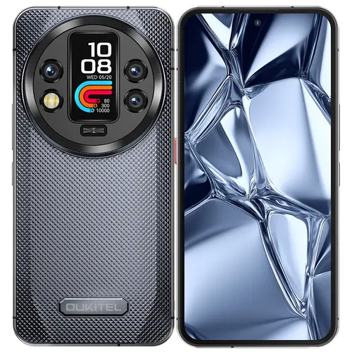OUKITEL WP200 Pro - 5G Rugged Smartphone Unlocked - 72(24+48) GB + 1TB Android 15 Rugged Phone，108MP Main Camera ，6.7"FHD+Display + 120Hz, 8580mAh Battery, IP68/IP69K Cellphone, 5G Dual SIM/NFC/OTG/BT5.3/T-Mobile, High-Resolution Display Mobile Phones, Nf