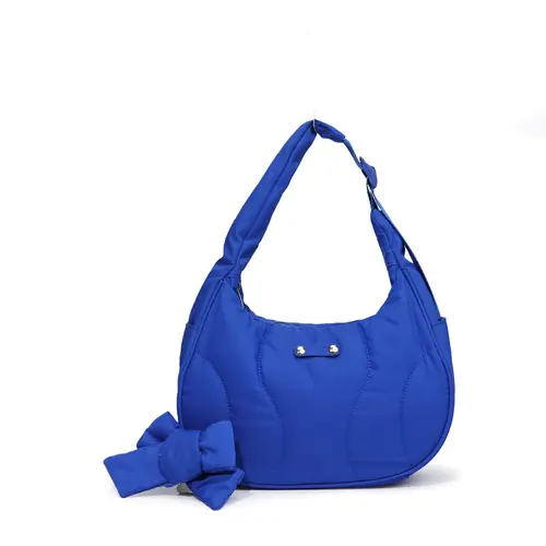 Riverich Women's Casual Quilted Puffy Crescent Nylon Handbag - Lightweight Waterproof Anti-Theft Accessory with Adjustable Strap, Crossbody Bag for Women, Everyday & Travel Use, Handbag Crossbody Bag, Casual Bags