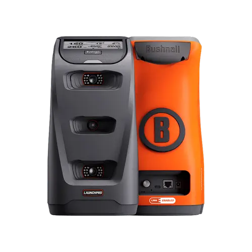 Bushnell Launch Pro Golf Launch Monitor, Circle B Edition - Compact & Portable Golf Training Aid for Coaches with Fast Setup for Indoor/Outdoor Use, Golf Training Aids, Fast Setup Start