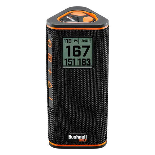 Bushnell Wingman View Golf GPS Speaker, Portable Battery-Powered Mobile Audio Stereo Speaker with Bluetooth and LCD Display